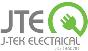 Logo for J-Tek Electrical, electrical services in Hobart